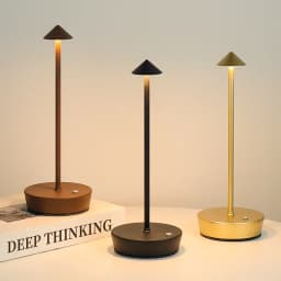 Dimmable LED Table Light 3 Color Options Rechargeable Ambient Night Lamp for Bar Counter Bedroom Bedside Home Decor Lighting