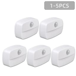 Mini LED Night Lamp Motion Sensor Light Indoor AAA Battery Powered Bedroom Wall Staircase Closet Aisle Body Induction Lamp