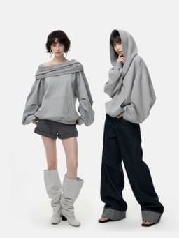 2000s American Vintage Loose Dark Gothic Hooded Sweatshirts Y2k Subculture Pure Color Casual Hoodies Autumn Vintage Harajuku Top