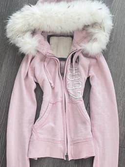 American Streetwear Hoodies Coats Hooded Fur Collar Pockets Patchwork Aesthetics Sweatshirts Y2k Punk Gothic Women's Clothing