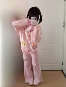 Japanese Cartoon Embroidery Women Hoddies Y2k Aesthetic Casual Grunge Zipper Sweatshirt 2025 Harajuku Autumn Kawaii Cute Hoody