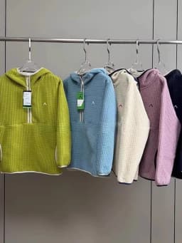 Thickened Fleece Hoodie Couple Warm Clothes Winter Atmosphere Sense Fashion Casual Dopaamine Clothing Polyester Fiber Long Sl...