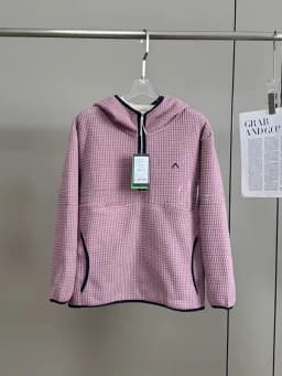 Thickened Fleece Hoodie Couple Warm Clothes Winter Atmosphere Sense Fashion Casual Dopaamine Clothing Polyester Fiber Long Sl...