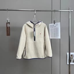 Thickened Fleece Hoodie Couple Warm Clothes Winter Atmosphere Sense Fashion Casual Dopaamine Clothing Polyester Fiber Long Sl...