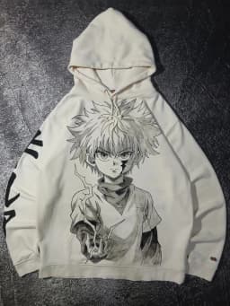 Kurapika Graphic Hoodies Grunge Streetwear Sweatshirt Tops Oversized Hoodie Gothic Harajuku Hunter × Hunter Y2k Gym Men Clothing