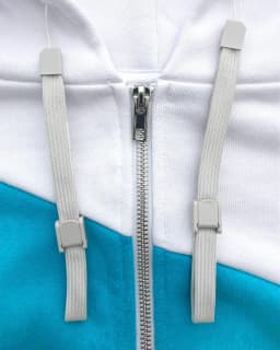 Y2k Women Tennis Cartoon Embroidered Zipper Hoodie Retro Color Blocked Oversize Loose Sweatshirt High Elasticity Unisex Coat