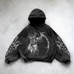 Purple inferno dragon hoodies women oversized new tops vintage goth sweatshirt goth streetwear women gothic y2k clothes