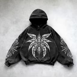 Purple inferno dragon hoodies women oversized new tops vintage goth sweatshirt goth streetwear women gothic y2k clothes