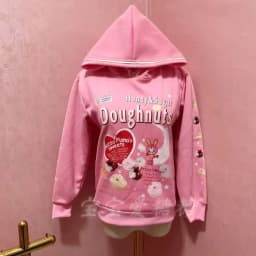 Japanese Cartoon Printed Sweet Girl Y2k Sweatshirts Autumn Winter New Cotton Thicken Hoodies Women Fairycore Cute Hooded Top