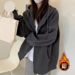 American Retro Oversized Hooded Sweatshirt Women Zip Up Solid Pockets Sports Hoodies Jacket Women Loose Lazy Style Hooded Coa