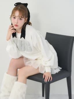 Winter New Loose Fit Fleece Lined Hoodie Sweatshirt with Letter Print round Neck Pullover for Women Commute Style Long Sleeve