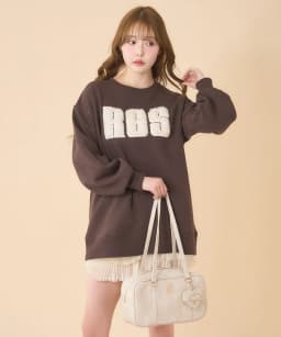 Winter New Loose Fit Fleece Lined Hoodie Sweatshirt with Letter Print round Neck Pullover for Women Commute Style Long Sleeve