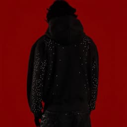 Autumn Winter American Hip Hop Vintage Long Sleeved Hoodie Dark Gothic Cross Applique Decorated Zipper Cardigan High Street Coat
