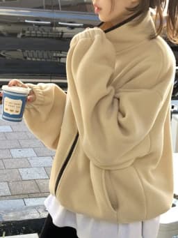 Chic Autumn Winter Thickened Warm Hooded Zipper Sweatshirt Jacket Women's Fashionable Stand Collar All-Match Outerwear