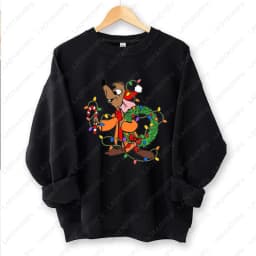 Kawaii Christmas Couple Shirt Jaq and Gus Gus Crewneck Pullovers Fashion Harajuku Xmas Sweatshirt Fun Xmas Party Matching Hoodie