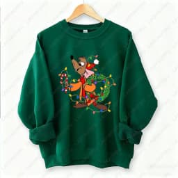 Kawaii Christmas Couple Shirt Jaq and Gus Gus Crewneck Pullovers Fashion Harajuku Xmas Sweatshirt Fun Xmas Party Matching Hoodie