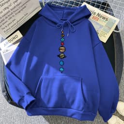 Planets Colour Creativity Funny Hoody Women Fashion Harajuku Streetwear Casual Soft Hoodies Oversize Loose Fleece Hoody Womens