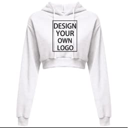 Customized New Fashion Women Hoodie Sweatshirt Short Top Coat Sport Pullover Hooded Tops Female Autumn Winter Crop Top Hoodie