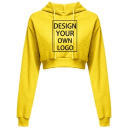Customized New Fashion Women Hoodie Sweatshirt Short Top Coat Sport Pullover Hooded Tops Female Autumn Winter Crop Top Hoodie