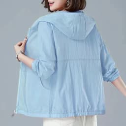 Lightweight Long Sleeve Women's Sun Protection Clothing Casual Versatile Summer Outdoor Wear Mom's Style Short Outerwear