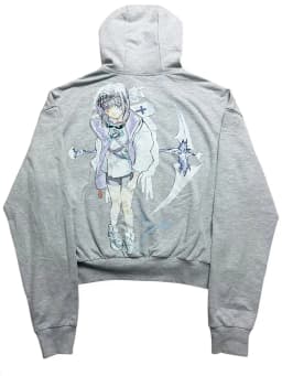 Y2k Casual Japan Anime Zip Hoodies Women Grunge Streetwear Sweatshirt Tops Hip Hop Goth Harajuku Oversized Hoodie Women Clothing