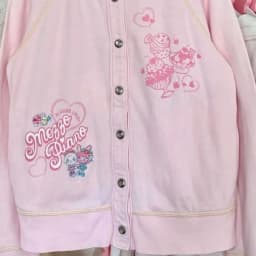 Japanese Cute Cartoon Mp Embroidery Jojifuku Long-sleeved Single-breasted Hooded Cardigan Autumn New Sweet Girl All Match Hoodie