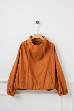 Autumn and Winter New Cotton Orange Casual Sports Long Sleeve Top Women's Hooded Shirt