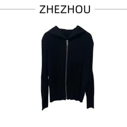 Miyake Pleated Hooded Zipper Cardigan Women 2026 Early Autumn Long Sleeve Pleats Top Versatile Slimming Short Solid Color Jacket