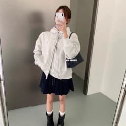 Korean Style Loose Fit Hooded Embroidered Fleece Lined Thickened Sweatshirt Women's Jacket Cardigan Outerwear Winter New Arrival