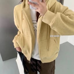 Korean Style Loose Fit Hooded Embroidered Fleece Lined Thickened Sweatshirt Women's Jacket Cardigan Outerwear Winter New Arrival