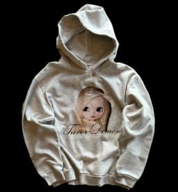 Women Punk Goth Y2K Hooded Zip Up Sweatshirt with Skeleton Cross Bones Pattern and Gold Lettering Fall Winter Streetwear Top