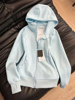Slim Fit American Style Hooded Cardigan Women's Yoga Top Spring Autumn Chic Student Outerwear Long Sleeve Zipper Closure