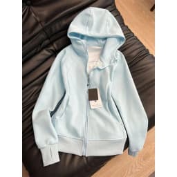 Slim Fit American Style Hooded Cardigan Women's Yoga Top Spring Autumn Chic Student Outerwear Long Sleeve Zipper Closure