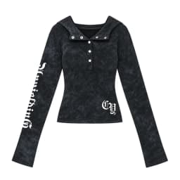 Women's Letter Print Hooded Long Sleeve Top Slim Fit Casual Streetwear Shirt