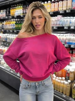 Absobe Women Off Shoulder Casual Sweatshirts Fashion Solid Color Long Sleeve Loose Pullover Tops Y2K Hot Girl Streetwear Outfit