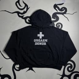 Y2K Classic Crucifix The printed Sweatshirt Gothic Retro personality street Pullove Casual Autumn and winter clothing emo Hooded