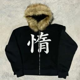 Grunge Goth Y2K Zip up hoodie Harajuku Letter Print Streetwear Punk Zipper Hoodie sweatshirt Retro Oversized Hip Hop Jacket EMO