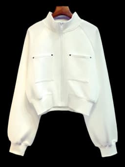 Women's Zipper Hoodie Spring Autumn Thin New Korean Version Ins Trendy Open Cardigan Loose Outerwear Short Versatile Top
