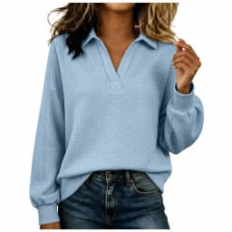Women Hoodless Sweatshirt Sports Sweatshirt Color Change Sports Sweatshirt Outfits Women