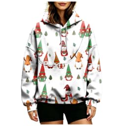 Women Fall And Winter Hoodie With Pet Pouch Oversized Pocket Colorful Print Sweatshirt For Dogs And Zip up Fleece Hoodie Women