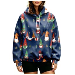 Women Fall And Winter Hoodie With Pet Pouch Oversized Pocket Colorful Print Sweatshirt For Dogs And Zip up Fleece Hoodie Women