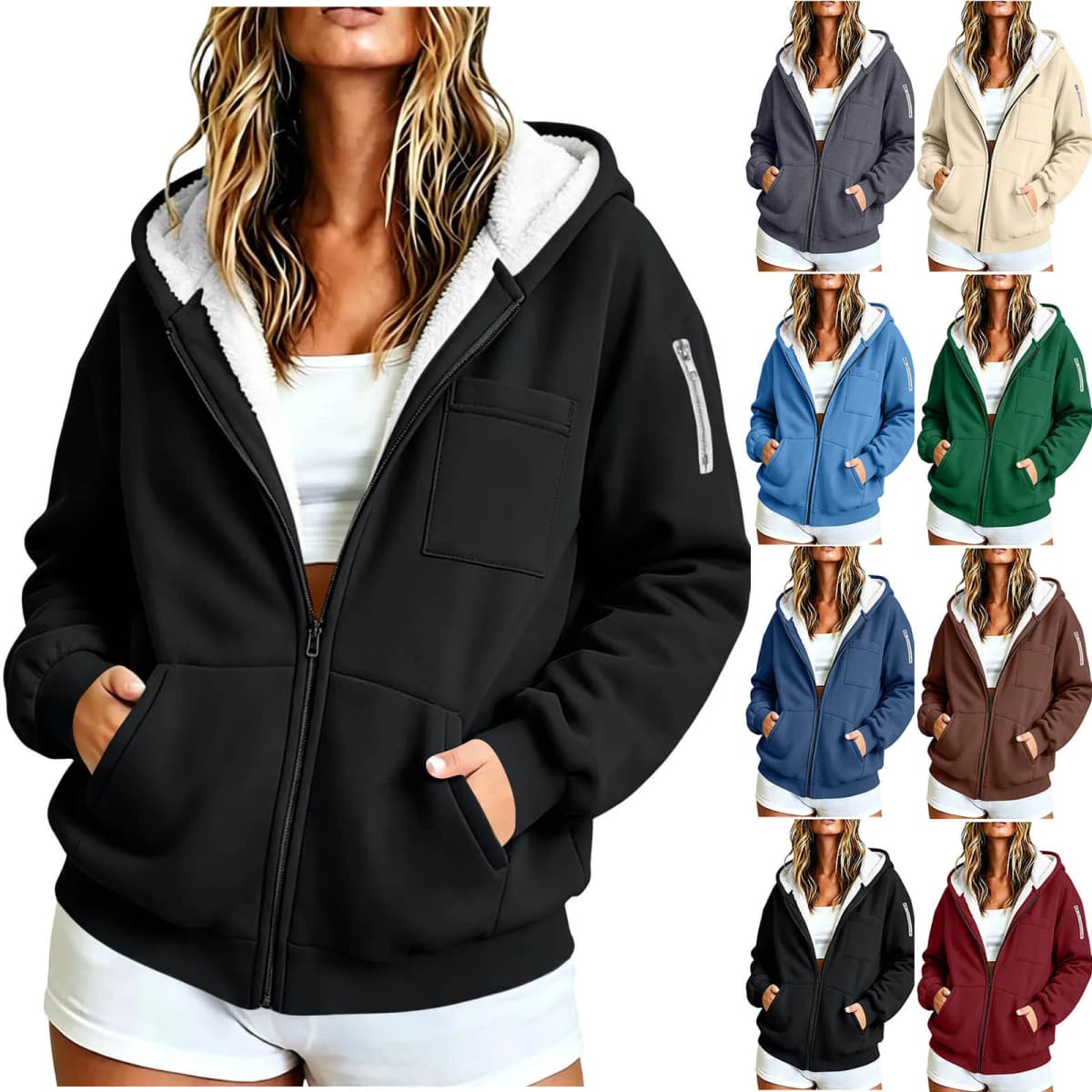 Women Hooded Sweatshirt Sports Sweatshirt Color Change Sports Sweatshirt Hoodies for Women Pullover