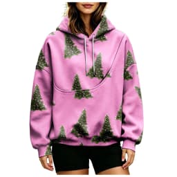 Women Fall And Winter Hoodie With Pet Pouch Oversized Pocket Colorful Print Sweatshirt For Dogs And Zipper Hoodies for Women
