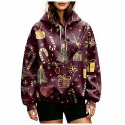 Women Fall And Winter Hoodie With Pet Pouch Oversized Pocket Colorful Print Sweatshirt For Dogs Plain Sweatshirt with Pockets