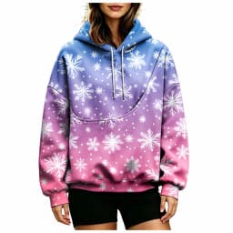 Women Fall And Winter Hoodie With Pet Pouch Oversized Pocket Colorful Print Sweatshirt For Dogs Plain Sweatshirt with Pockets