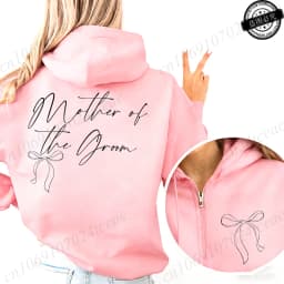 Personalized Bridesmaid Print Women Zip Up Hoodies Bridal Party Graphic Hooded Hoodies Maid of Honor Hoody Sweatshirts Gifts