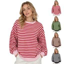 Women's Open Back Sweater Long Sleeve Crew Neck Color Block Casual Hollow Out Knit Pullover Top Junior Sweatshirts Plain
