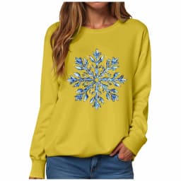 Christmas Womens Funny Christmas Sweatshirt Christmas Fashion Christmas Outfit Long Sleeve Christmas Long Sleeve Apparel Shirt