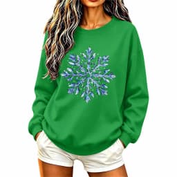 Christmas Womens Funny Christmas Sweatshirt Christmas Fashion Christmas Outfit Long Sleeve Christmas Long Sleeve Apparel Shirt