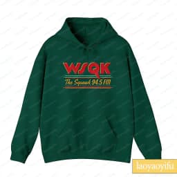 WSQK The Squawk Unisex Hooded Sweatshirt Aesthetic Women Clothing Vintage 80s Graphic Pullover Long Sleeve Retro Shirt Gift Tops